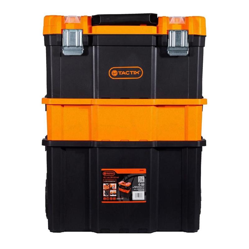 Caixa de Ferramentas Modular 3 em 1 Com Rodas (583,0004) - Tactix